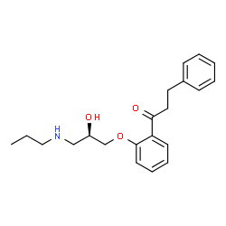 ChemSpider 2D Image | (R)-Propafenone | C21H27NO3