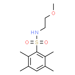 ChemSpider 2D Image | N-(2-Methoxyethyl)-2,3,5,6-tetramethylbenzenesulfonamide | C13H21NO3S