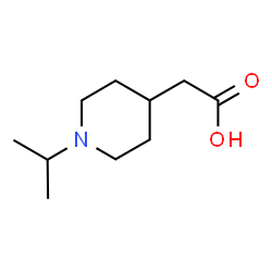 ChemSpider 2D Image | (1-Isopropyl-4-piperidinyl)acetic acid | C10H19NO2