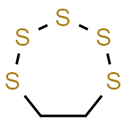 ChemSpider 2D Image | 1,2,3,4,5-Pentathiepane | C2H4S5