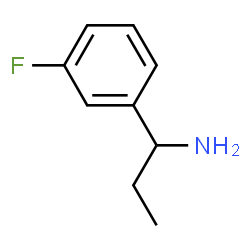 ChemSpider 2D Image | 1-(3-Fluorophenyl)propylamine | C9H12FN