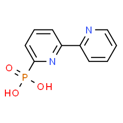ChemSpider 2D Image | 2,2'-bipyridine-6-phosphonic acid | C10H9N2O3P