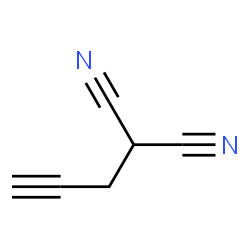 ChemSpider 2D Image | 2-Propyn-1-ylmalononitrile | C6H4N2