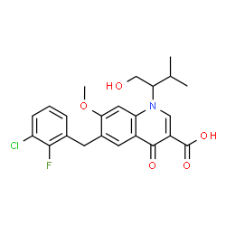 ChemSpider 2D Image | Elvitegravir | C23H23ClFNO5