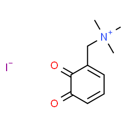 ChemSpider 2D Image | (5,6-Dioxo-1,3-cyclohexadien-1-yl)-N,N,N-trimethylmethanaminium iodide | C10H14INO2