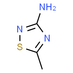 ChemSpider 2D Image | 5-Methyl-1,2,4-thiadiazol-3-amine | C3H5N3S