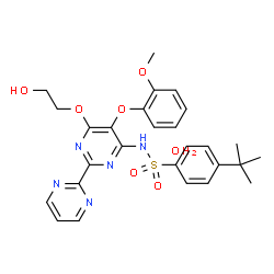 ChemSpider 2D Image | Bosentan hydrate | C27H31N5O7S