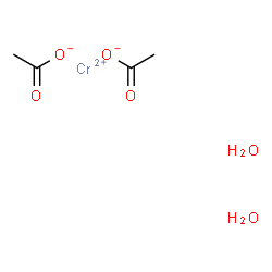 ChemSpider 2D Image | Chromium(2+) acetate hydrate (1:2:2) | C4H10CrO6
