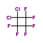 InChI=1/C4Cl2F6/c5-1(6)2(7,8)4(11,12)3(1,9)10
