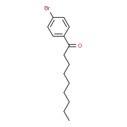 ChemSpider 2D Image | 1-(4-Bromophenyl)-1-nonanone | C15H21BrO