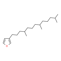 ChemSpider 2D Image | 3-(4,8,12-Trimethyltridecyl)furan | C20H36O
