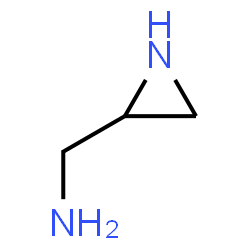 ChemSpider 2D Image | 2-aminomethylaziridine | C3H8N2