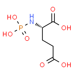 ChemSpider 2D Image | N-Phosphono-L-glutamic acid | C5H10NO7P