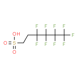 ChemSpider 2D Image | 3,3,4,4,5,5,6,6,6-Nonafluoro-1-hexanesulfonic acid | C6H5F9O3S
