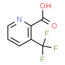ChemSpider 2D Image | 3-(Trifluoromethyl)-2-picolinic acid | C7H4F3NO2