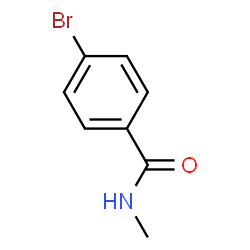 ChemSpider 2D Image | 4-Bromo-N-methylbenzamide | C8H8BrNO