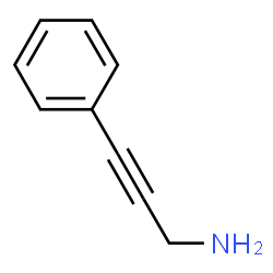ChemSpider 2D Image | 3-phenyl-propargylamine | C9H9N