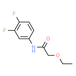 ChemSpider 2D Image | N-(3,4-Difluorophenyl)-2-ethoxyacetamide | C10H11F2NO2