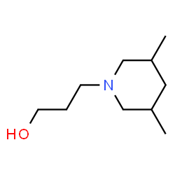 ChemSpider 2D Image | 3-(3,5-Dimethyl-1-piperidinyl)-1-propanol | C10H21NO