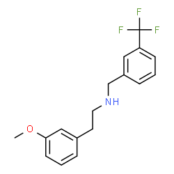 ChemSpider 2D Image | 2-(3-Methoxyphenyl)-N-[3-(trifluoromethyl)benzyl]ethanamine | C17H18F3NO
