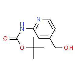 ChemSpider 2D Image | 2-Boc-amino-4-hydroxymethylpyridine | C11H16N2O3