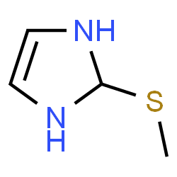 ChemSpider 2D Image | 2-(Methylsulfanyl)-2,3-dihydro-1H-imidazole | C4H8N2S