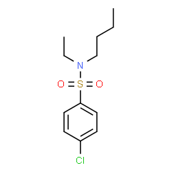 ChemSpider 2D Image | N-Butyl-4-chloro-N-ethylbenzenesulfonamide | C12H18ClNO2S