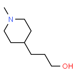 ChemSpider 2D Image | 3-(1-Methyl-4-piperidinyl)-1-propanol | C9H19NO