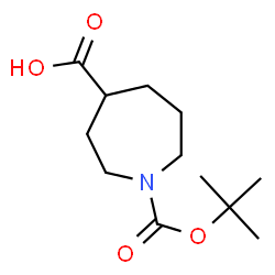ChemSpider 2D Image | 1-Boc-azepane-4-carboxylic acid | C12H21NO4