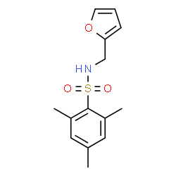 ChemSpider 2D Image | N-(2-Furylmethyl)-2,4,6-trimethylbenzenesulfonamide | C14H17NO3S