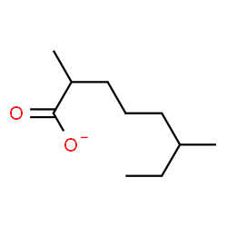ChemSpider 2D Image | 2,6-Dimethyloctanoate | C10H19O2