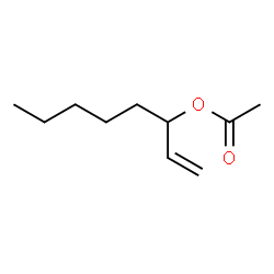 ChemSpider 2D Image | 1-Octen-3-yl acetate | C10H18O2