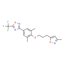 ChemSpider 2D Image | Pleconaril | C18H18F3N3O3