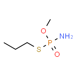ChemSpider 2D Image | O-Methyl S-propyl phosphoramidothioate | C4H12NO2PS