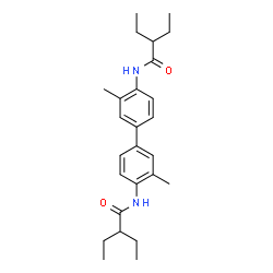 ChemSpider 2D Image | N,N'-(3,3'-Dimethyl-4,4'-biphenyldiyl)bis(2-ethylbutanamide) | C26H36N2O2