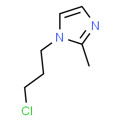 ChemSpider 2D Image | 1-(3-Chloropropyl)-2-methyl-1H-imidazole | C7H11ClN2