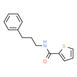 ChemSpider 2D Image | N-(3-Phenylpropyl)-2-thiophenecarboxamide | C14H15NOS