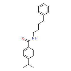 ChemSpider 2D Image | 4-Isopropyl-N-(4-phenylbutyl)benzamide | C20H25NO