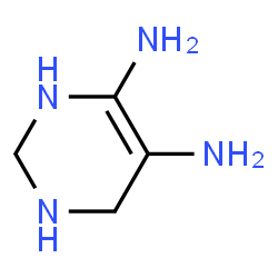 ChemSpider 2D Image | 1,2,3,6-Tetrahydro-4,5-pyrimidinediamine | C4H10N4