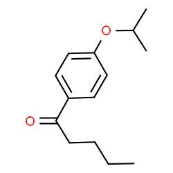 ChemSpider 2D Image | 1-(4-Isopropoxyphenyl)-1-pentanone | C14H20O2
