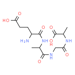 ChemSpider 2D Image | glu-ala-gly-ala | C13H22N4O7