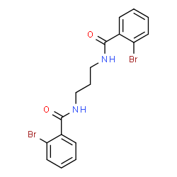 ChemSpider 2D Image | N,N'-1,3-Propanediylbis(2-bromobenzamide) | C17H16Br2N2O2