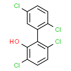 ChemSpider 2D Image | 2',3,5',6-Tetrachloro-2-biphenylol | C12H6Cl4O