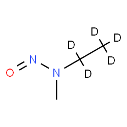 ChemSpider 2D Image | N-Methyl-N-nitroso(~2~H_5_)ethanamine | C3H3D5N2O