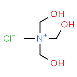 ChemSpider 2D Image | tris(hydroxymethyl)methylammonium chloride | C4H12ClNO3