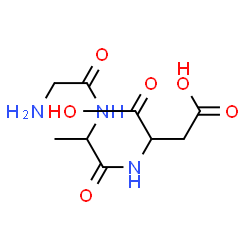 ChemSpider 2D Image | gly-ala-asp | C9H15N3O6