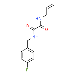 ChemSpider 2D Image | N-Allyl-N'-(4-fluorobenzyl)ethanediamide | C12H13FN2O2