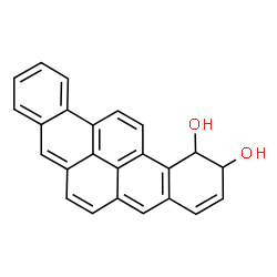 ChemSpider 2D Image | 1,2-Dihydrobenzo[rst]pentaphene-1,2-diol | C24H16O2