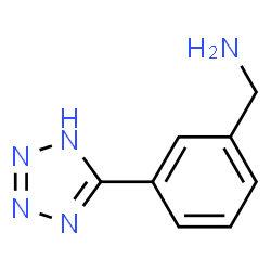 ChemSpider 2D Image | 1-[3-(1H-Tetrazol-5-yl)phenyl]methanamine | C8H9N5
