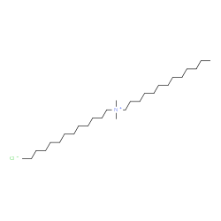 ChemSpider 2D Image | DITRIDECYLDIMONIUM CHLORIDE | C28H60ClN